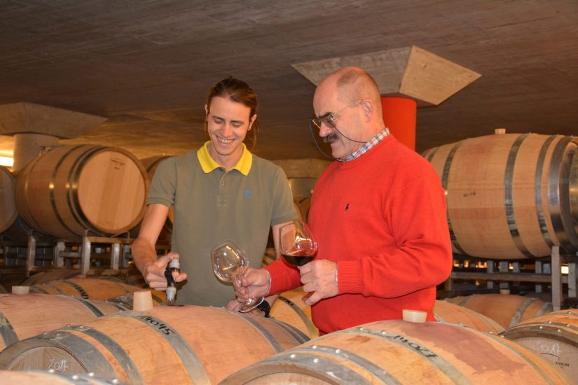 Franz Haas VII con il figlio Franz Haas VIII