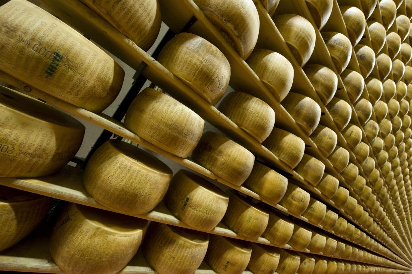 Forme di Parmigiano Reggiano 