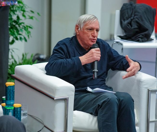 Don Luigi Ciotti alla Slow Wine Fair 