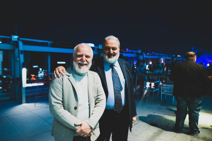 Il cartografo Alessandro Masnaghetti, e Matteo Ascheri