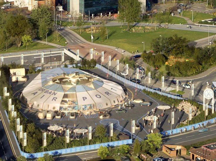 Bottega brinda al primo aeroporto a decollo verticale a Coventry