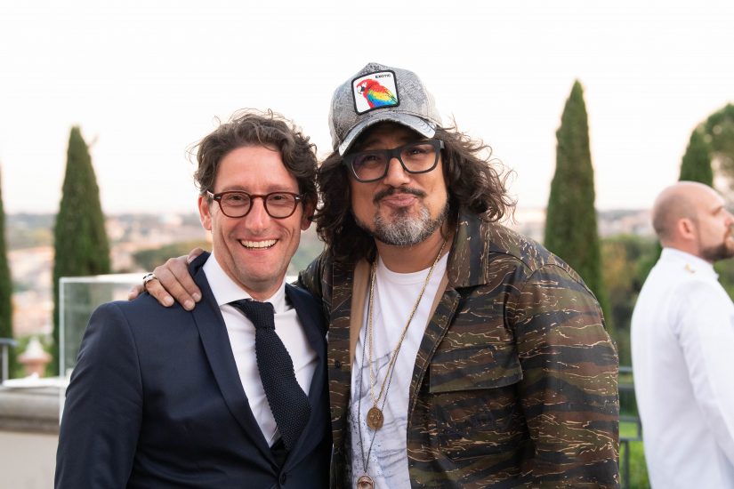 Il direttore del Consorzio dell’Asti, Giacomo Pondini, e Alessandro Borghese