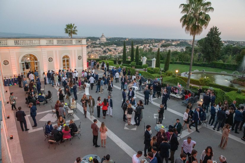 La festa a Villa Miani dopo la finale degli Atp di Roma