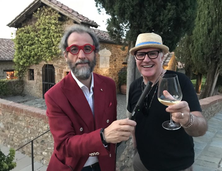 A “Jazz & Wine” si sono esibiti tutti i più importanti jazzisti. Nick The Nightfly con WineNews e il direttore Alessandro Regoli 