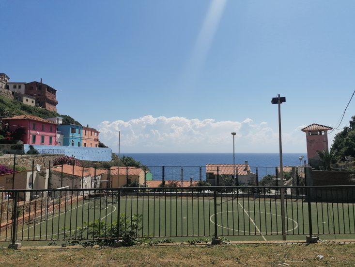 Gorgona - Campo da calcio