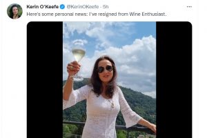 Vino e critica, Kerin O&rsquo;Keefe lascia la rivista Usa &ldquo;Wine Enthusiast&rdquo;