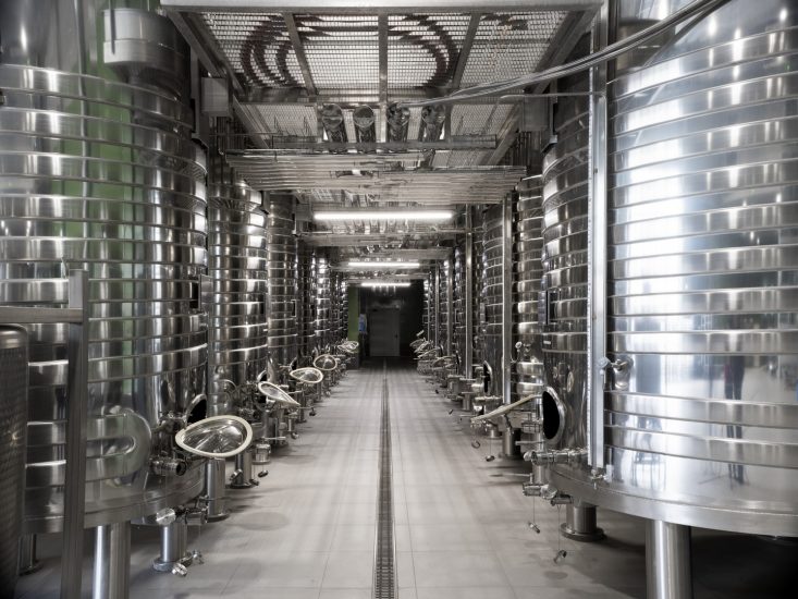 La nuova cantina di Monte Rossa