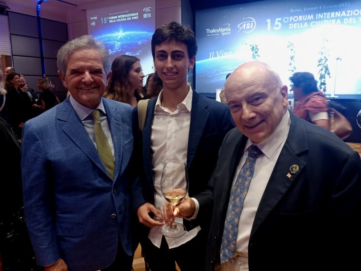 Pionieri: l’enologo Donato Lanati e Franco Malerba, primo astronauta italiano