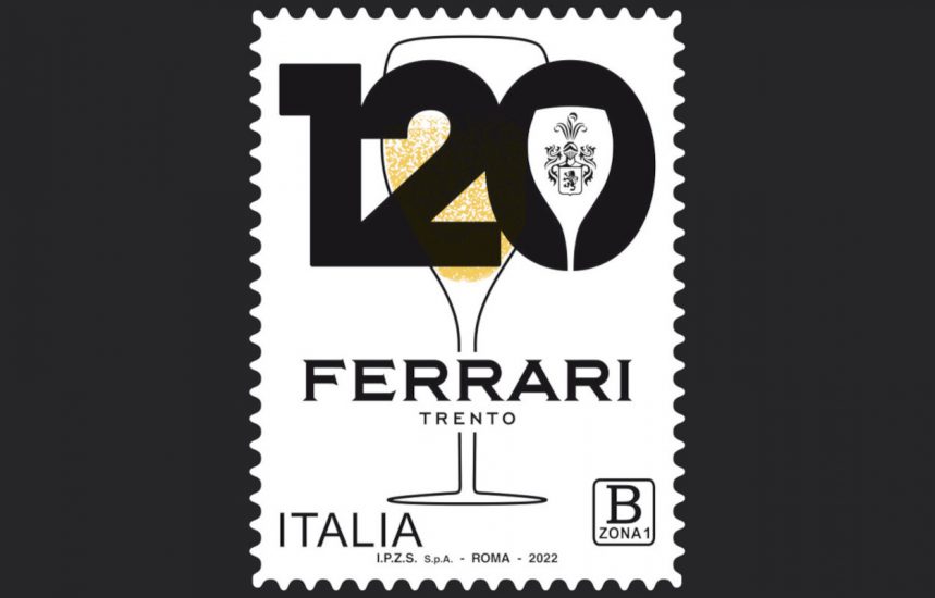 Created 120 anni di Ferrari Trento, anche in un francobollowith GIMP