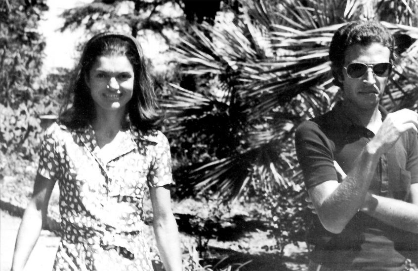 Lucio Tasca con Jacklin Kennedy