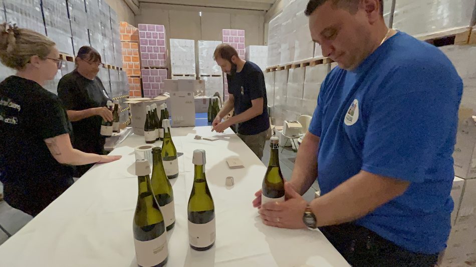 I lavoratori fragili della cooperativa sociale Il Piccolo Principe etichettano i vini La Delizia