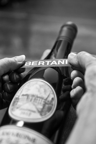 Le vecchie annate di Bertani nella cantina di Grezzana
