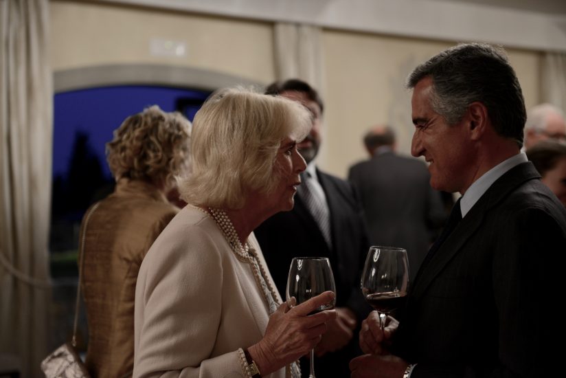 Camilla Parker Bowles con Giovanni Manetti di Fontodi