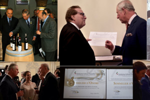 Charles III, “farmer” king, wine producer, sommelier and lover of Italian wine