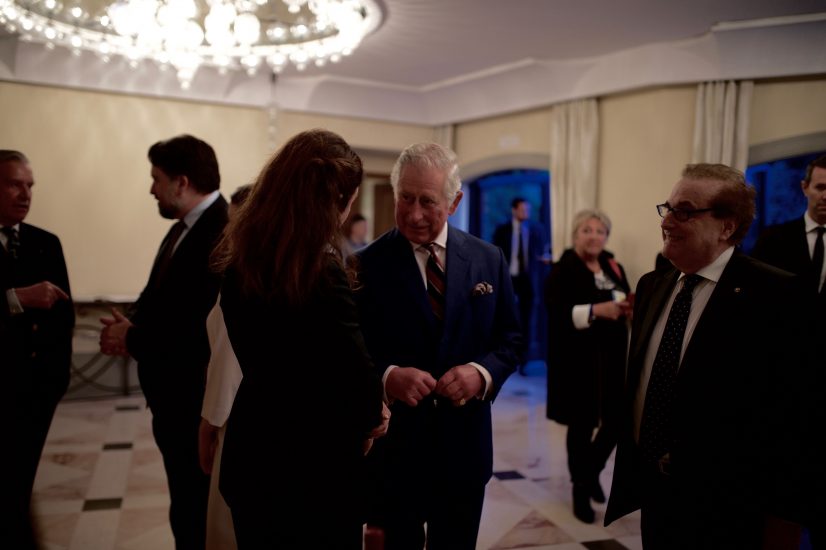 Carlo III nel 2017, a Firenze, incontra i produttori di vino