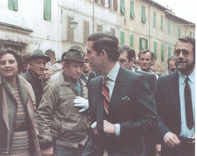 Carlo III a Montalcino, negli anni 80