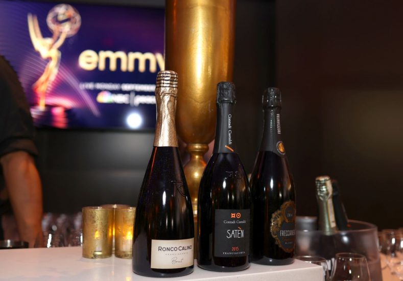 Franciacorta, the official sparkling wine of the Emmy Awards Season is poured at the Television Academy’s 2022 Performers Nominee Celebration at the Television Academy Plaza on Friday, Sept. 9, 2022 in North Hollywood, Calif.