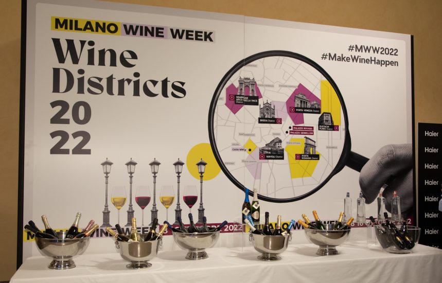 La presentazione della “Milano Wine Week 2022”, i Wine District