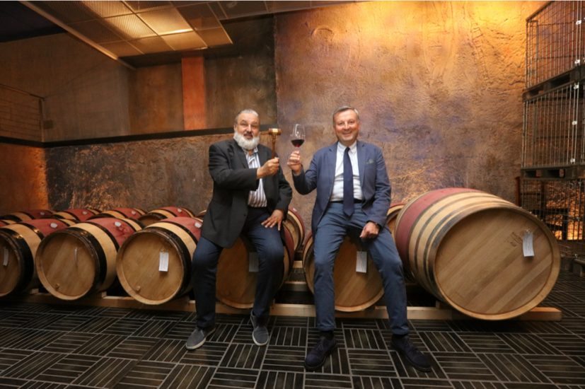 Barolo en primeur - Ezio Raviola Presidente Fondazione CRC e Matteo Ascheri Presidente Consorzio Tutela Barolo Barbaresco Alba Langhe e Dogliani @Photo Murialdo 