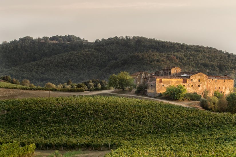 La Tenuta Artimino, che fu dei Medici, nel Carmignano, in Toscana