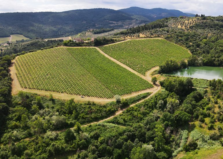 La Tenuta Artimino, che fu dei Medici, nel Carmignano, in Toscana