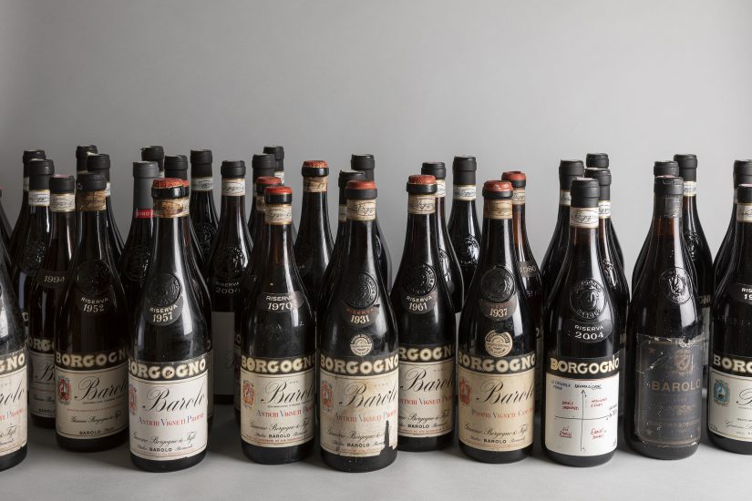 1.900 bottiglie di Barolo Borgogno sotto il martello da Finarte