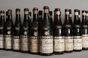 Finarte, 6,000 euros for the vertical of 75 bottles of Barolo Borgogno, from 1931 to 2014