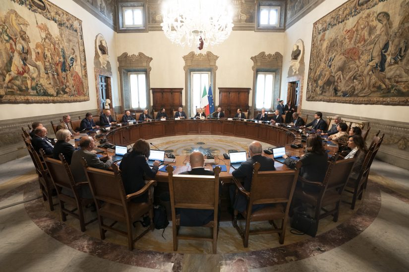 Il primo Cdm del Governo Meloni