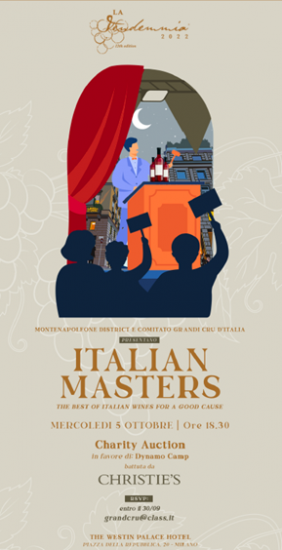 “Italian Masters: The Best of Italian Wines for a Good Cause”