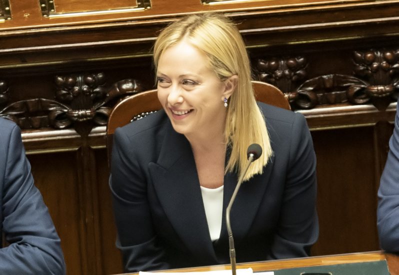 La Presidente del Consiglio Giorgia Meloni