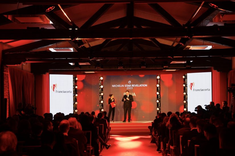 Silvano Brescianini alla presentazione della Guida Michelin Italia 2023