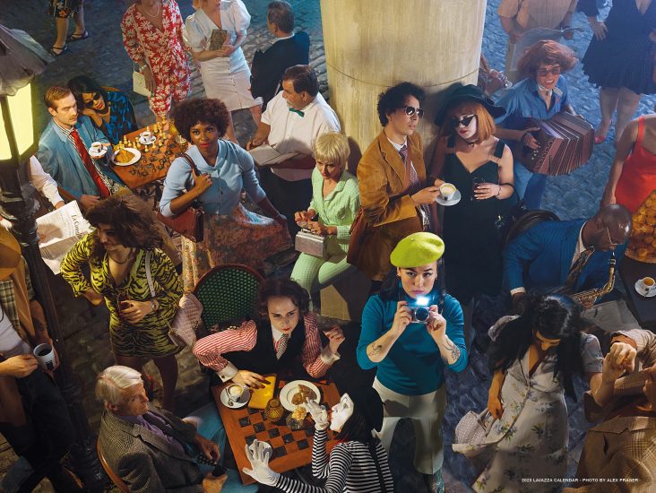 Scatti del Calendario Lavazza 2023 (ph. Alex Prager)