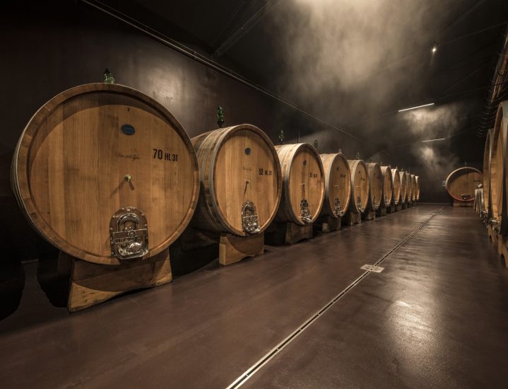 La nuova cantina di Pian delle Vigne (Antinori) a Montalcino 