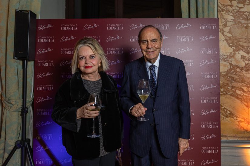 Bruno Vespa con la moglie Augusta Iannini