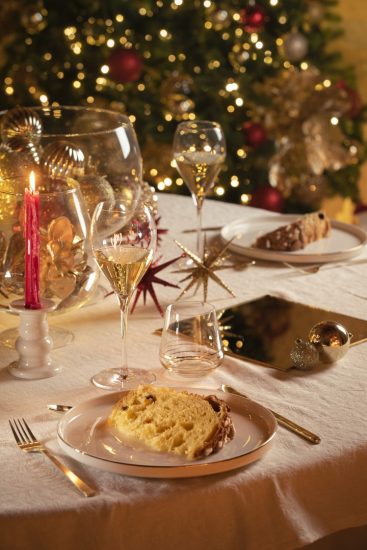 Le bollicine del Franciacorta sulla tavola delle feste
