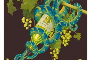 Affiche pubblicitarie d’autore di vino firmate Luca Zamoc e Valentina Casali per solidarietà