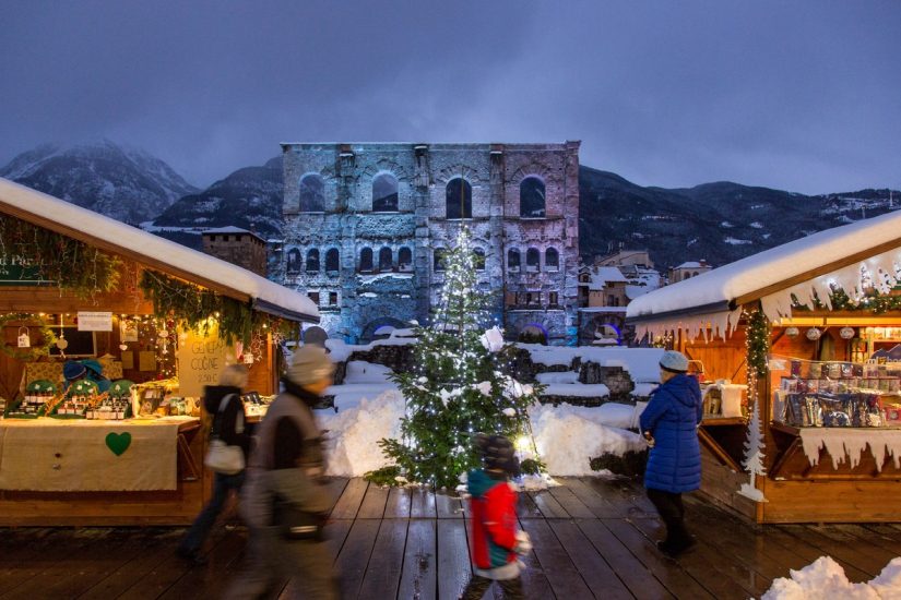 Il “Marché Vert Noël” ad Aosta