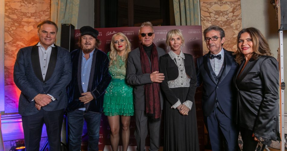 Zucchero, Dominga Cotarella, Sting, Trudie Styler e Riccardo Cotarella