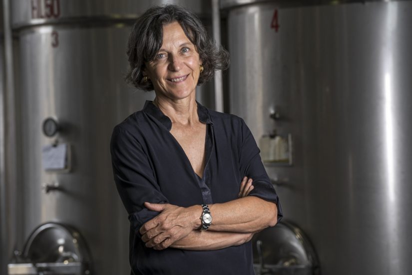Matilde Poggi, produttrice del Ròdon Chiaretto di Bardolino, con “Le Fraghe” (ph Mauro Fermariello/Winestories)