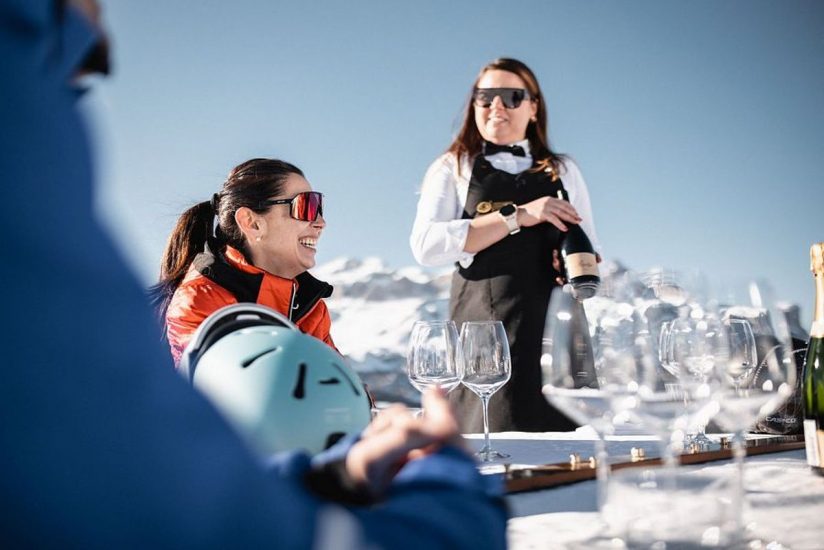 I “Sommelier in pista” in Alta Badia (ph: F. Leitner)