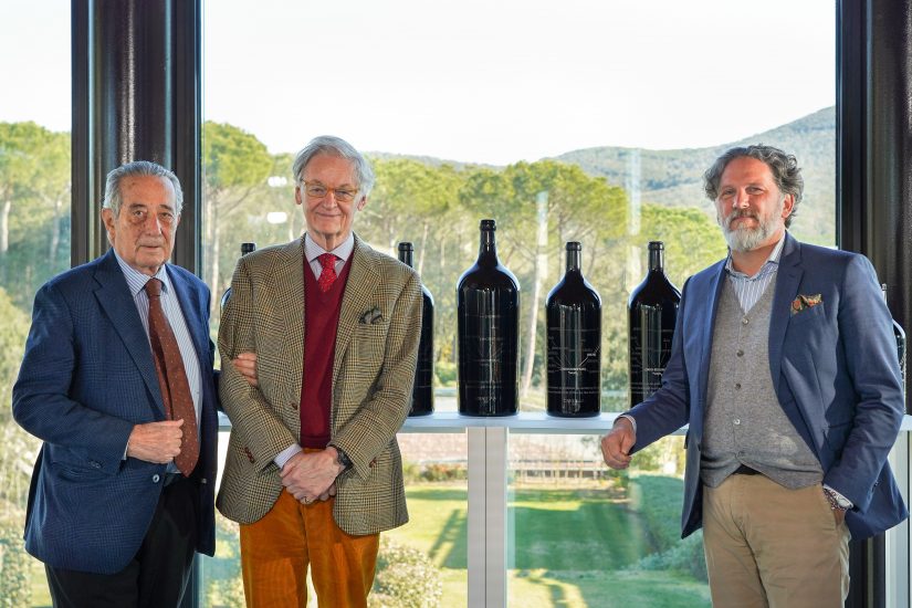 Ferdinando Frescobaldi, President, Giovanni Geddes, CEO, Axel Heinz, Estate Director