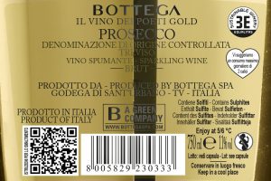 Alert in etichetta, la cantina Bottega prima in Italia a suggerire la dose di vino “raccomandata”
