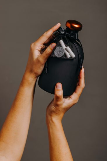 La bottiglia-lavagna del “Lambrusco To You” by Ceci 1938