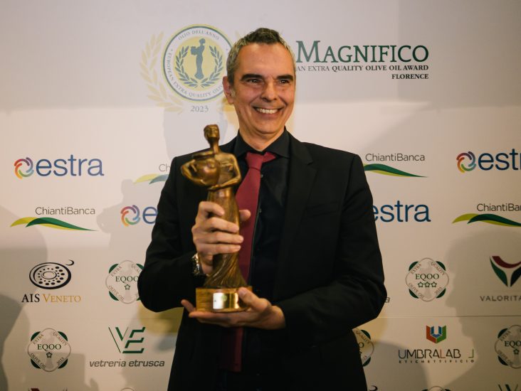 Giorgio Franci, alla guida del Frantoio Franci, vincitore del Magnifico 2023