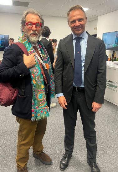 Alessandro Regoli con il Ministro dell’Agricoltura, Francesco Lollobrigida