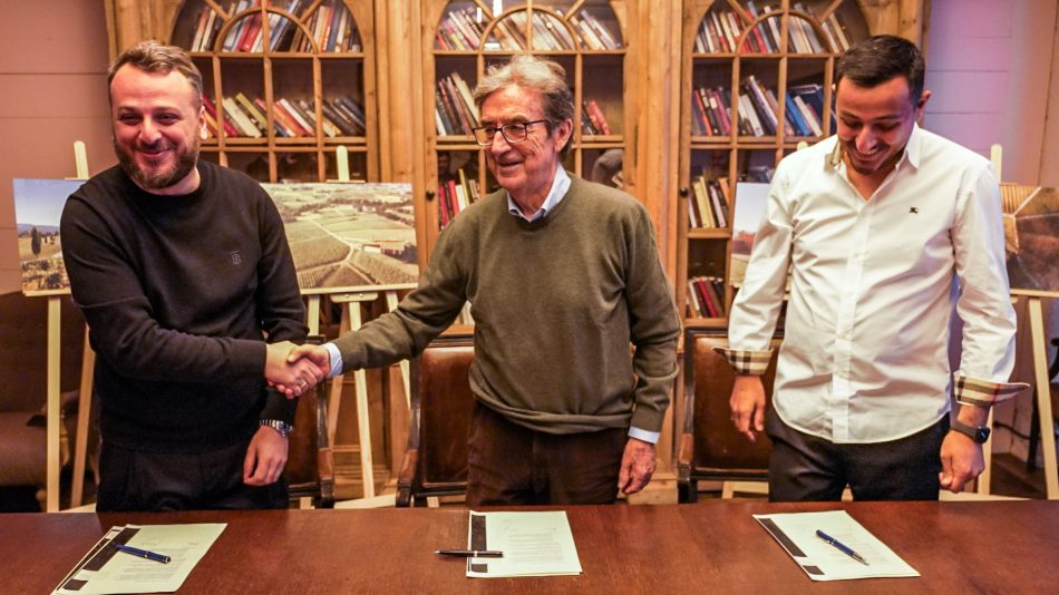 Nella “culla della viticoltura mondiale”, Riccardo Cotarella e Vivai Rauscedo a lavoro in Georgia