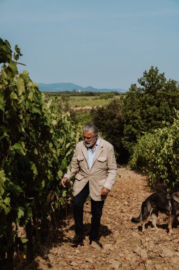 Il Conte Francesco Marone Cinzano, alla guida di Col d’Orcia