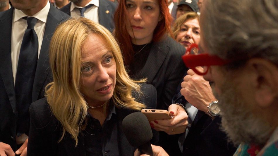 Il Premier Giorgia Meloni con WineNews