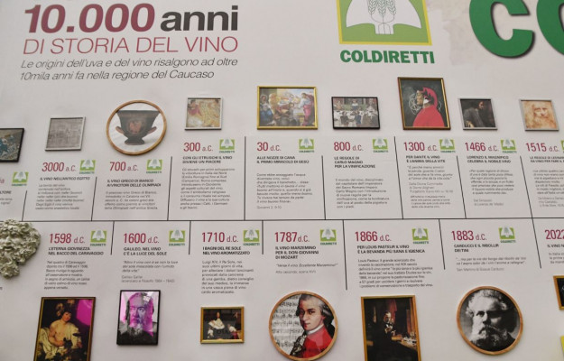 Coldiretti, EXPORT, FATTURATO, OCCUPAZIONE, STORIA DEL VINO, VINITALY, Italia