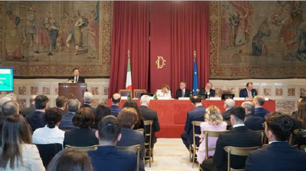 La presentazione a Roma del Rapporto Censis Federalimentare, con il Ministro Lollobrigida